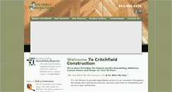 Desktop Screenshot of critchfieldconstruction.com